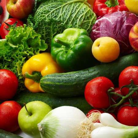 Витамины в овощах и фруктах 