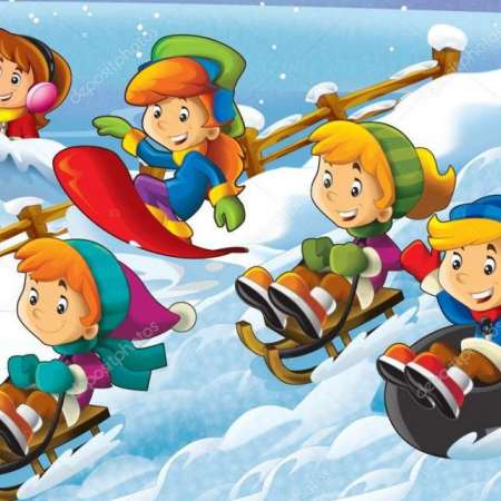 Игры зимой с детьми на улице