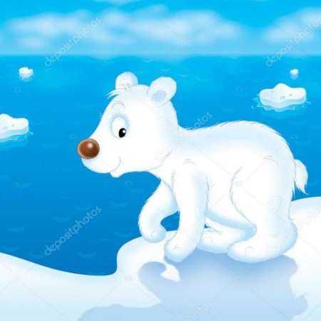 Белый мишка - житель Арктики